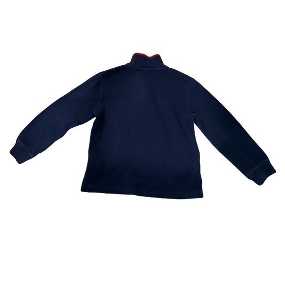 Polo Ralph Lauren Boys French-Rib Pullover Quarter Zip Pony Logo Sweater Sz 5 - Picture 7 of 8